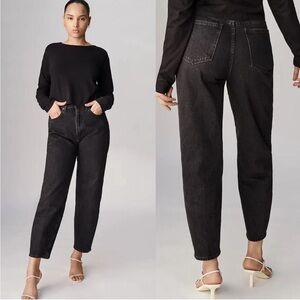 Aritzia Denim Forum Tippi High Rise Carrot Leg Denim